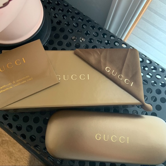 Gucci Eyeglasses GG2837 Rectangular Heart Frame - Picture 9 of 12